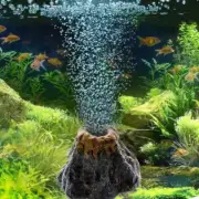 Aquarium Volcano Shape Air Bubble Stone Oxygen Pump Decoration Bubble Stone Tank