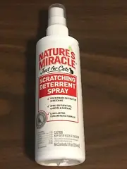 8oz Nature's Miracle Just for Cats Scratching Deterrent Spray Off Scratching