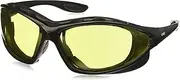 Uvex S0602X Seismic Safety Eyewear, Black Frame, Amber Uvextra Anti-Fog Lens/Headband