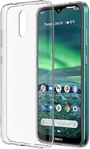 [MEZON] Ultra Slim Gel Back Case for Nokia 2.3 - Premium Crystal Clear TPU Case (Nokia 2.3, Gel)