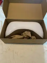 White footstool for bathroom, tushy brand, unused