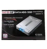 ICY DOCK MB982SPR-2S Dual Bay 2.5" - 3.5" SATA HDD / SSD Converter RAID Function