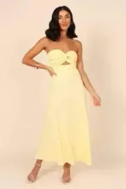 ROSETTA DRESS - LEMON Petal + Pup Brand New- Size M