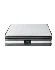 [Giselle Bedding] Mattress Gel Foam Pocket Spring Single 30cm in White/Grey