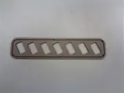 SWITCH PANEL BLANK BRUSHED GOLD 12" W X 2 5/8" H MARINE BOAT