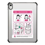 iPad 10.9-inch (10th gen) iPad Impact Case Game Instruction Tablet Case