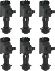6PC Ignition Coil JNS163 for Nissan Skyline Stagea 1999-2001 MCP1440 2.5L