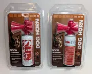 2X Dog Horn Air Horn Large - Training Tool and Attack Deterrant -Personal Safety