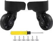 RDEXP Set of 1 W205 Dual Mute Travel Suitcase and Luggage Replacement Wheels
