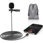 Type-C Pin Microphone Condenser Microphone Clip Microphone Omnidirectional USB-C