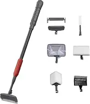 Cozioz 6-in-1 Aquarium Cleaning Tool – Algae Scraper, Scrubber Pad, Adjustable Long Handle Fish Tank Brush Cleaner Set