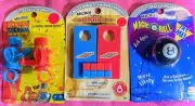 NEW MATTEL Micro Rockem & Sockem robots, Micro CornHole & a Micro Magic 8 ball•
