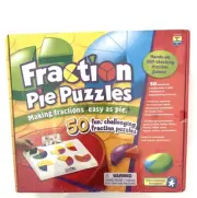 Fraction Pie Puzzles 50 Fun Challenging Fraction Puzzles Ages 8+ NEW Educational