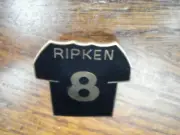 Cal Ripken Baltimore ORIOLES #8 Jersey Lapel Pin.1-1/2 x1-1/4 inch