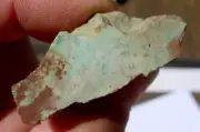 8.12 grams stabilized TYRONE Turquoise End Cut mined outside of Silver City, NM.