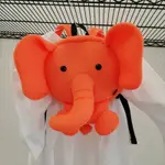 「憤怒的大象、平靜的大象」後背包－歡樂動物園系列－可調式背帶，立體剪裁，抗菌3D立體布製造，可水洗、機洗、日曬、防塵蟎