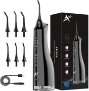 Water Flosser [Mini Cordless Portable] Oral Irrigator Water Teeth Cleaner Pick,