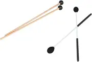 ULDIGI 4Pcs Xylophone Mallets Durable Marimba Hammers with Comfortable Grip for Percussion Instruments Lightweight Design Safe for All Ages