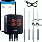 Govee H5198 Wi-Fi Grilling Meat Thermometer with 4 Probes Smart Bluetooth Grill