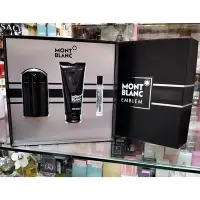 在飛比找Yahoo!奇摩拍賣優惠-Mont Blanc EMBLEM 同名男性淡香水禮盒(淡香