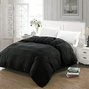 ZLYTQZHGBHD Duvet White Blanket Towel Solid Color Household Towel was (Color : Black, Size : 155x215)