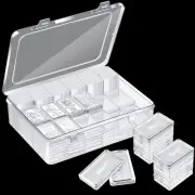 Batiyeer 100 Pcs Silver Bar Case Holder Clear 1oz Bar...