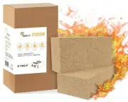 Heavy Duty Refractory Fire Bricks for Forge 3200F - Pack of 2 Extra High Temp...