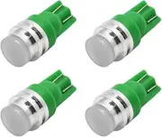 Ruiandsion 4pcs T10 168 194 175 161 COB Green Led Indicator Dash Light Bulb DC12V