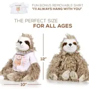 Floatables Adopt Sloth Plush Birth Certificate Slogan T Shirt Love Valentines