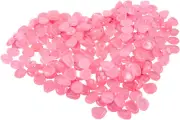 100Pcs Colourful Glow in the Dark Pebble Glowing Rocks