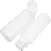 IMIKEYA 2pcs 350ml Easy-pour Sauce Bottles Wide Mouth Squeeze Bottles for Bbq Soy Sauce Dispenser Condiment