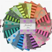 Vibrant Visions: Tula Pink's Neon True Colors Charm Pack -
