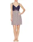 NEW JOSIE BY NATORI $68 MIDNIGHT BLUE FIJI SWIRL CHEMISE SZ M MEDIUM