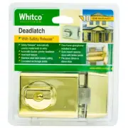Whitco gold plated Double Cylinder Deadlatch