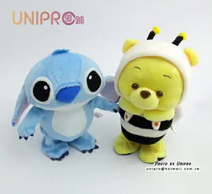 【UNIPRO】迪士尼 星際寶貝 Q版 史迪奇 STITCH 蜜蜂維尼 動錄音娃娃 玩偶 布偶 錄音玩具 告白玩具 正版授權