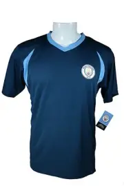 Manchester City F.C. Soccer Official Adult Poly Jersey J017 -S