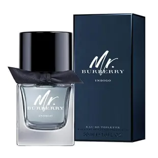 美國百分百【全新真品】Mr.BURBERRY Indigo 湛藍時光男性淡香水 香氛 東方清新調 50ml BD00