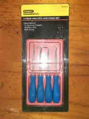 Stanley 997673 4 pc Mini Pick & Hook set, good for o-ring removal & installation