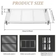 Transparent Game Card Display Frame Stable Acrylic Sports Card Display for weHLY