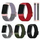 Watch Strap Elastic Nylon Canvas Woven Strap For Fitbit Charge5/6 Durable UK