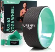 Yoga Wheel 12-Inch Roller - Back Stretching & Flexibility Tool for Yoga Practice