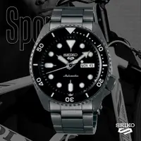 在飛比找蝦皮商城優惠-SEIKO 精工 5 Sports 系列 黑潮機械錶(4R3