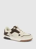 GUESS White Nadine Low-Top Sneakers Size: 12