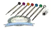 Assortment of flat bladed Screwdrivers Economy 0,9-2,0 mm, 7 pcs