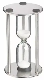 MasterClass 3-Minute Hourglass Egg Timer, 4 x 10 cm 3 x 1.5
