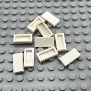 LEGO Tile - White - 1 x 2 - QTY x10