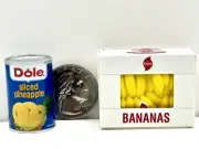 Zuru Retro Mini Brands Dole Bananas & Dole Can of Pineapple Back In the Day