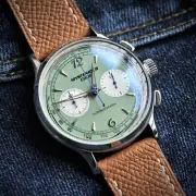 MysteriousCode Chrono Watch 40mm Dial Watch WaterResistant Fashion Casual retro