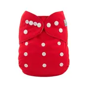 Alva Baby Solid Candy Apple Red Reusable Cloth Nappy