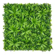 Lavender Artificial Vertical Garden / Fake Green Wall 1m x 1m UV Resistant UV Resistant